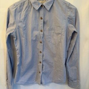 Forever 21 Women Light Blue Button-Down Shirt | Size Small, Casual Business Top